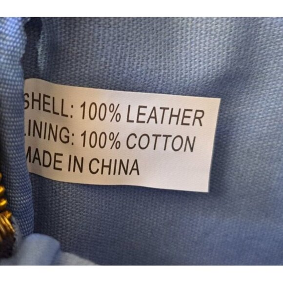 Joy + Iman Blue Leather Wallet Wrist Strap New with Tags - Picture 9 of 13